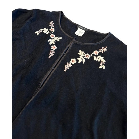J. Crew Embriodered Floral Sweater - Picture 4 of 7